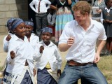 Prince Harry Learns American Football