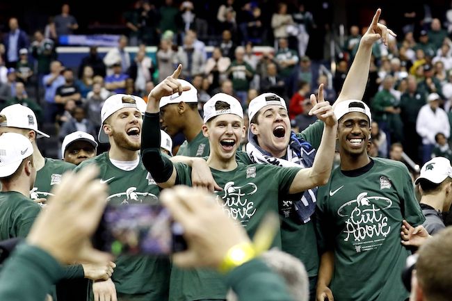 Michigan State pulled off the biggest upset of the tournament by beating Duke and securing a spot in the Final Four.