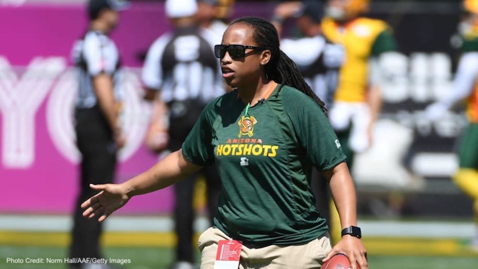 Jennifer King made history after being hired by the Washington Redskins as the first black woman to serve as a full-time assistant coach in the NFL.