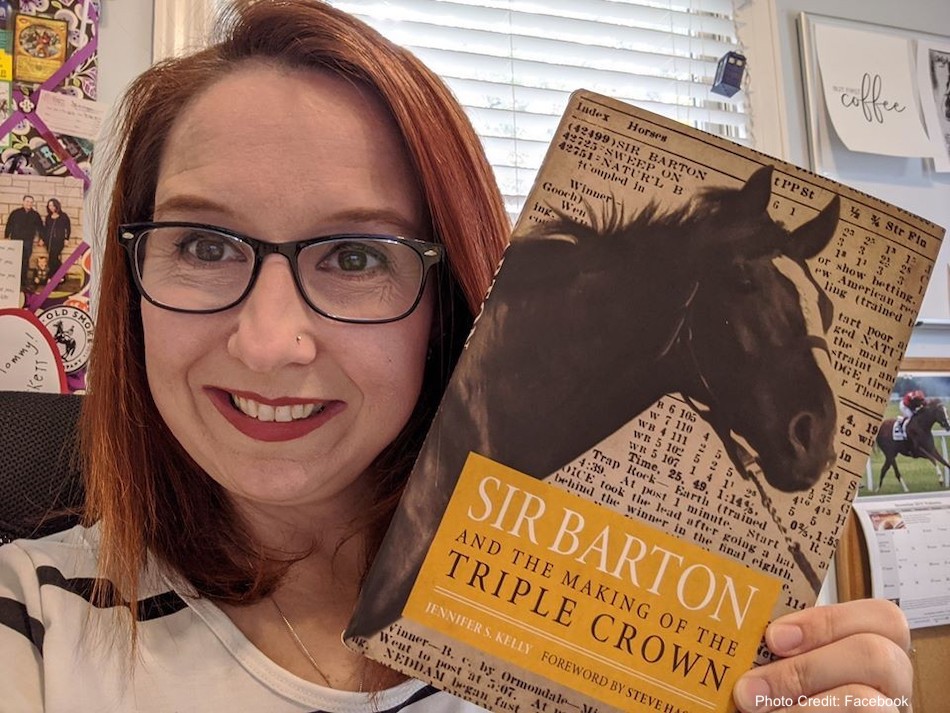 Author Jennifer Kelly is a thoroughbred racing lover. She wrote the biography about one specific horse, Sir Barton and Riders Up! had a chance to talk with her about her love of racing.